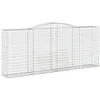 Image de vidaXL Paniers à gabions arqués 5 pcs 400x50x160/180 cm fer galvanisé