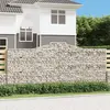 Image de vidaXL Paniers à gabions arqués 8 pcs 400x50x160/180 cm fer galvanisé