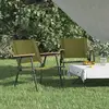 Image de vidaXL Chaises de camping lot de 2 Vert 54x55x78 cm Tissu Oxford