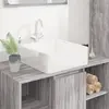Image de vidaXL Lavabo blanc 37x37x13 cm céramique carré