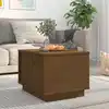 Image de vidaXL Table basse Marron miel 40x50x35 cm Bois massif de pin