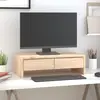 Image de vidaXL Support pour moniteur 50x27x15 cm Bois de pin solide