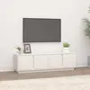 Image de vidaXL Meuble TV Blanc 140x40x40 cm Bois de pin massif