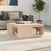 Image de vidaXL Table basse 80x81x36,5 cm Bois massif de pin
