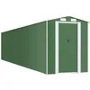 Image de vidaXL Abri de jardin Vert 192x938x223 cm Acier galvanisé