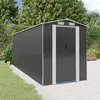 Image de vidaXL Abri de jardin Anthracite 192x523x223 cm Métal galvanisé