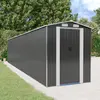 Image de vidaXL Abri de jardin Anthracite 192x938x223 cm Acier galvanisé
