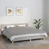 Image de vidaXL Couverture lestée Gris 155x220 cm 11 kg Tissu