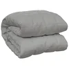 Image de vidaXL Couverture lestée grise 235 x 290 cm 11 kg Tissu