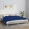 Image de vidaXL Couverture lestée Bleu 155x220 cm 7 kg Tissu
