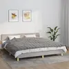 Image de vidaXL Couverture lestée Gris 155x220 cm 11 kg Tissu