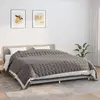 Image de vidaXL Couverture lestée Gris 220x260 cm 15 kg Tissu
