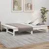 Image de vidaXL Lit coulissant sans matelas blanc 2x(75x190) cm