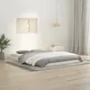 Image de vidaXL Cadre de lit sans matelas blanc 140x200 cm bois de pin massif