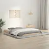 Image de vidaXL Cadre de lit sans matelas 135x190 cm bois de pin massif