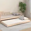 Image de vidaXL Cadre de lit sans matelas 90x200 cm bois de pin massif