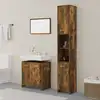Image de vidaXL Ensemble de meubles de salle de bain 3 pcs Chêne fumé