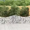 Image de vidaXL Panier de gabions arqué 200x30x60/80 cm Fer galvanisé