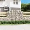 Image de vidaXL Panier de gabions arqué 200x30x140/160 cm Fer galvanisé