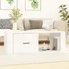 Image de vidaXL Table basse Blanc 100x50,5x35 cm Bois d'ingénierie