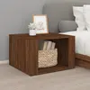 Image de vidaXL Table de chevet Chêne marron 57x55x36 cm Bois d'ingénierie