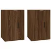 Image de Meubles TV muraux 2 pcs Chêne marron 40x34,5x60 cm