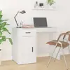 Image de vidaXL Bureau Blanc 100x49x75 cm Bois d'ingénierie