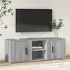 Image de vidaXL Meuble TV Sonoma gris 100x31,5x35 cm Bois d'ingénierie