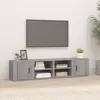 Image de vidaXL Meubles TV 2 pcs Sonoma gris 80x31,5x36 cm Bois d'ingénierie