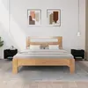 Image de vidaXL Tables de chevet 2 pcs Noir 50x46x50 cm Bois d’ingénierie