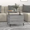 Image de vidaXL Table basse Sonoma gris 60x44,5x45 cm Bois d'ingénierie