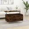 Image de vidaXL Table basse Chêne fumé 90x44,5x45 cm Bois d'ingénierie