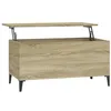 Image de vidaXL Table basse Chêne sonoma 90x44,5x45 cm Bois d'ingénierie