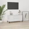 Image de vidaXL Meuble TV Blanc 102x44,5x50 cm Bois d'ingénierie