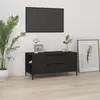 Image de vidaXL Meuble TV Noir 102x44,5x50 cm Bois d'ingénierie