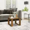Image de vidaXL Table d'appoint Chêne fumé 50x50x35 cm Bois d'ingénierie