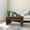 Image de vidaXL Table basse Chêne marron 68x50x38 cm Bois d'ingénierie