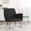 Image de vidaXL Fauteuil Noir 62x79x79 cm Velours
