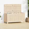 Image de vidaXL Boîte de rangement de jardin 121x55x64 cm Bois massif de pin