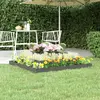 Image de vidaXL Jardinière Gris 110x110x27 cm Bois massif de pin