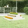 Image de vidaXL Jardinière Blanc 80x80x27 cm Bois massif de pin