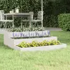 Image de vidaXL Jardinière Blanc 78x78x27 cm Bois massif de pin