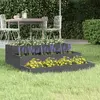 Image de vidaXL Jardinière Gris 78x78x27 cm Bois massif de pin