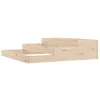 Image de vidaXL Jardinière 107x107x27 cm Bois massif de pin