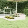 Image de vidaXL Jardinière Blanc 107x107x27 cm Bois massif de pin