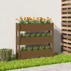 Image de vidaXL Jardinière Marron miel 112x25x104,5 cm Bois massif de pin