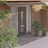 Image de vidaXL Auvent de porte Noir 350x75 cm Polycarbonate