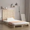 Image de vidaXL Tête de lit murale 106x3x91,5 cm Bois massif de pin