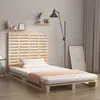 Image de vidaXL Tête de lit murale 126x3x91,5 cm Bois massif de pin