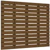 Image de vidaXL Tête de lit murale Marron miel 141x3x91,5 cm Bois massif de pin